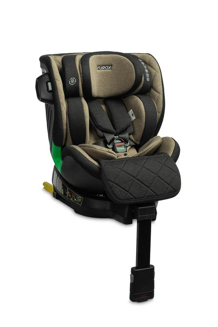 Scaun Auto Turox i-Size IsoFix 0-36kg Kaki Caretero 