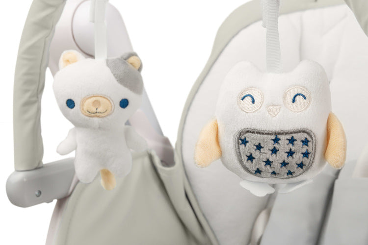 Столче За Хранене и Електрическа Люлка 2в1 Индиго Grey Caretero