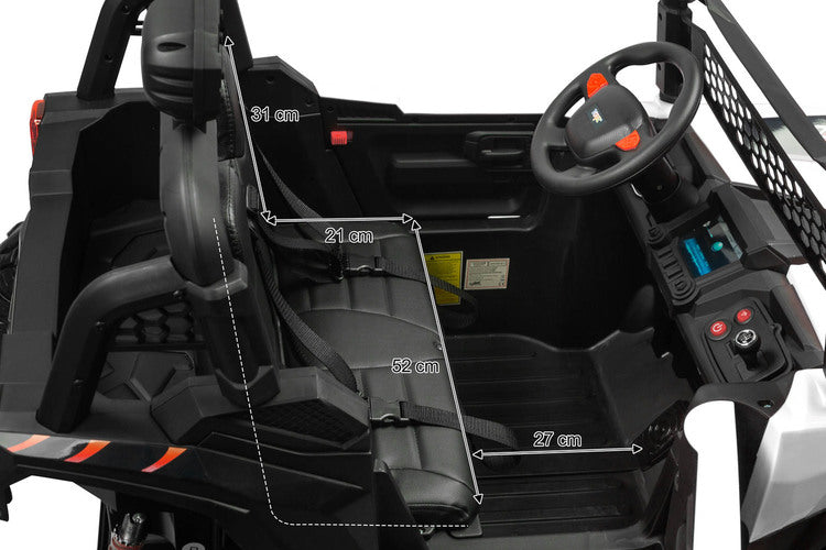 Battery-Powered Off-Road Vehicle Blaze Black Caretero Toyz