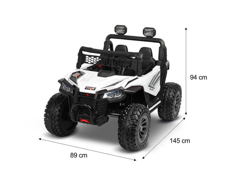 Акумулаторен Офроуд Автомобил Blaze White Caretero Toyz