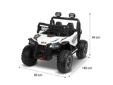 Vehicul off-road alimentat cu baterie Blaze White Caretero Toyz