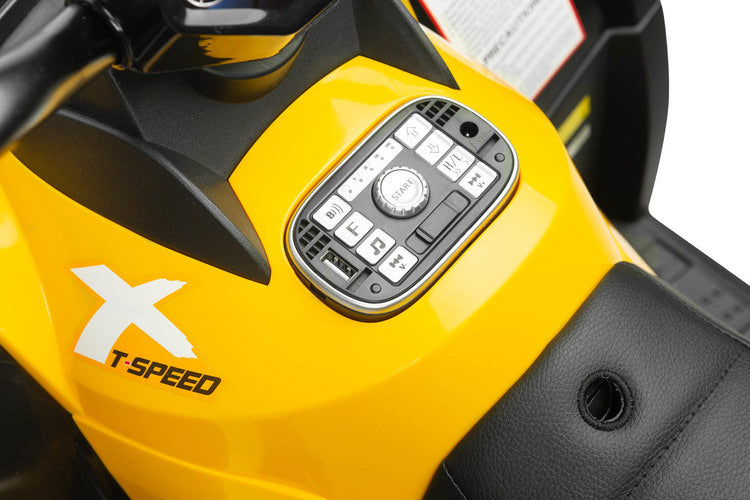 Battery-operated Jeep Yellow Caretero Toyz