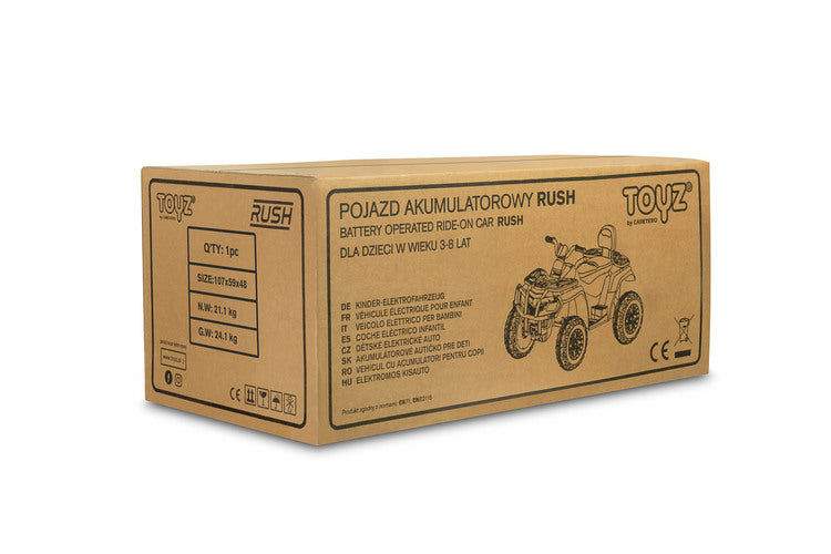 Battery-operated Jeep Yellow Caretero Toyz