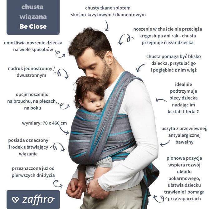 Слинг Be Close Geo Bottle Caretero