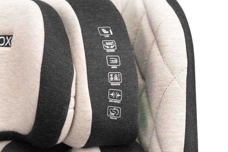 Scaun Auto Turox i-Size IsoFix 0-36kg Bej Caretero 