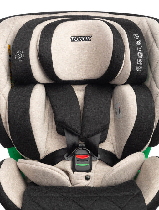 Scaun Auto Turox i-Size IsoFix 0-36kg Bej Caretero 