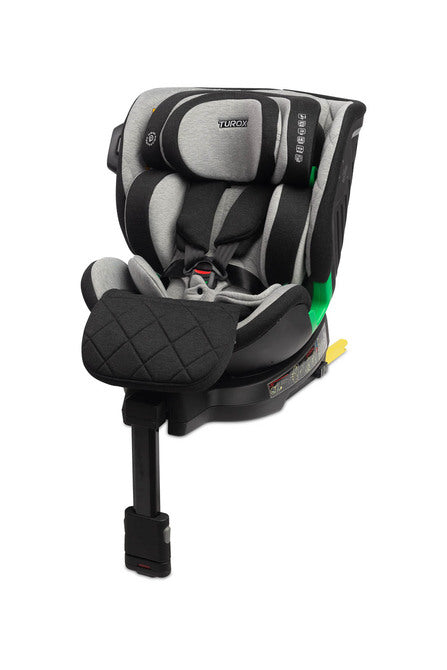 Scaun Auto Turox i-Size IsoFix 0-36kg Gri Caretero 