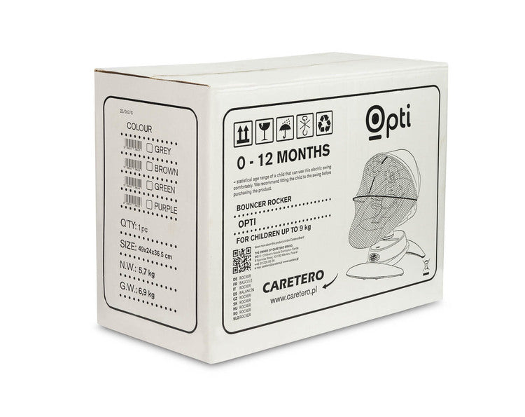 Електрически шезлонг Opti Grey Caretero