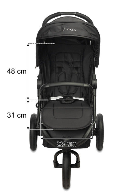 Детска Количка Lima Graphite Caretero