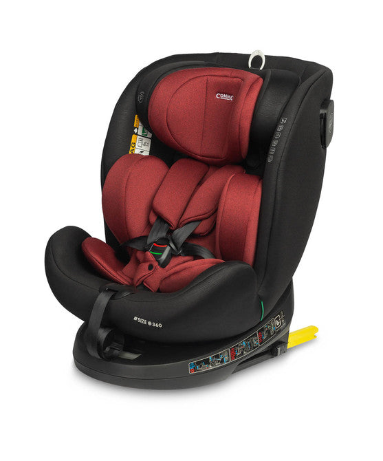 Scaun auto Commo i-Size IsoFix 0-36kg Burgundy Caretero
