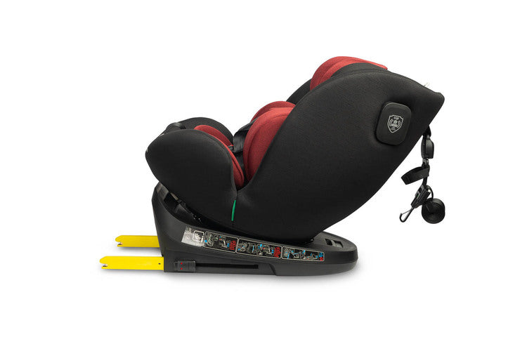 Scaun auto Commo i-Size IsoFix 0-36kg Burgundy Caretero
