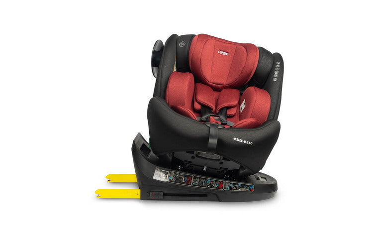 Scaun auto Commo i-Size IsoFix 0-36kg Burgundy Caretero