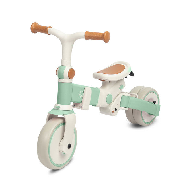 Tricicletă și bicicletă echilibrată 2 în 1 Faro Green Caretero Toyz 