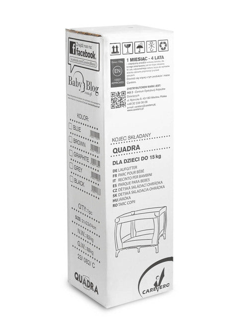 Кошара За Игра Quadra Graphite Caretero