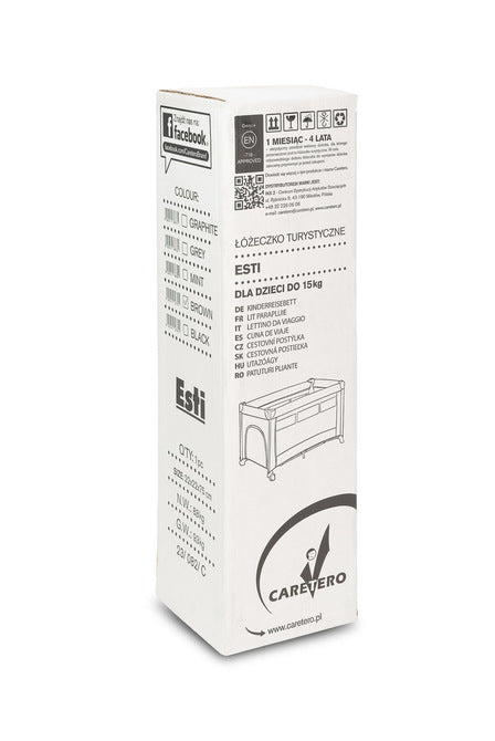 Сгъваема Кошара 2 нива С Падаща Страна Esti Brown Caretero