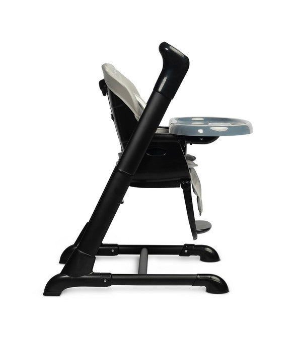 Столче За Хранене + Люлка шезлонг Indigo Black Grey Caretero