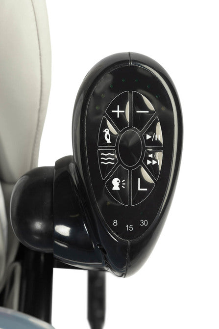 Столче За Хранене + Люлка шезлонг Indigo Black Grey Caretero