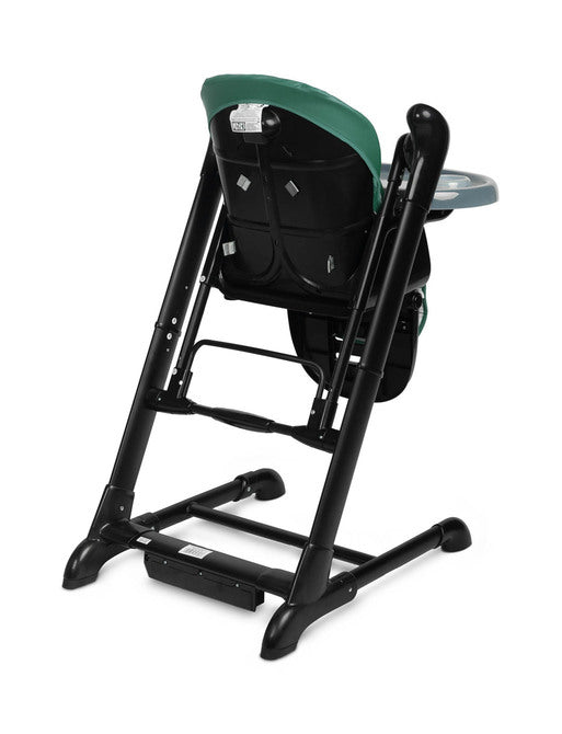 Столче За Хранене + Люлка шезлонг Indigo Black Green Caretero