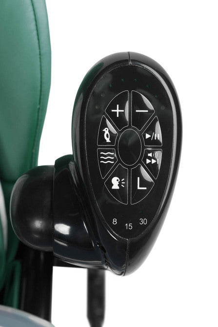 Столче За Хранене + Люлка шезлонг Indigo Black Green Caretero