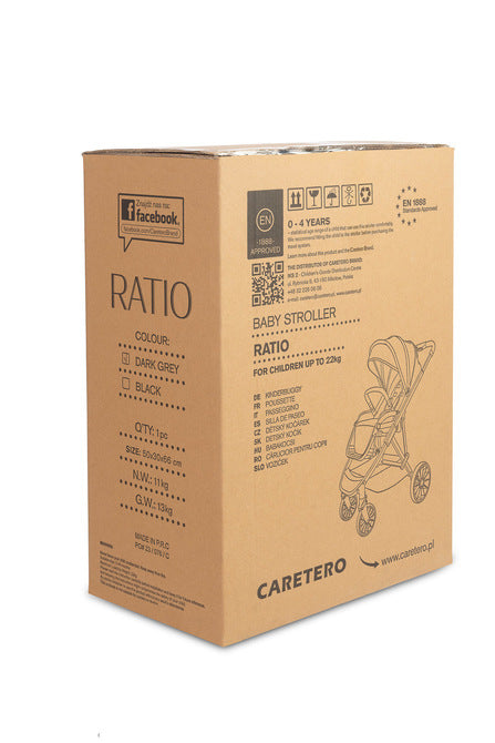 Carucior Ratio Gri Inchis Caretero