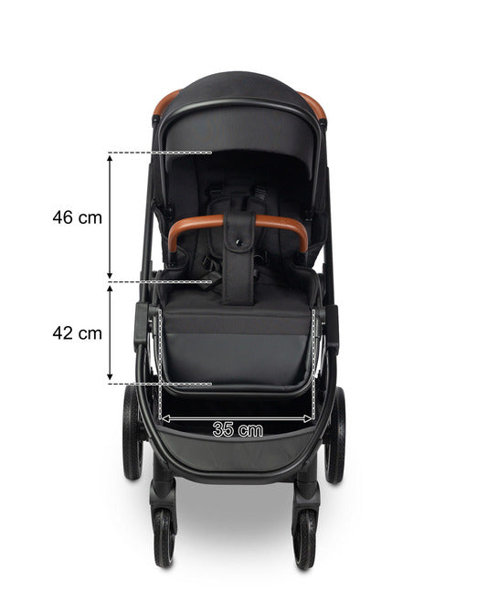 Количка Ratio Черна Caretero