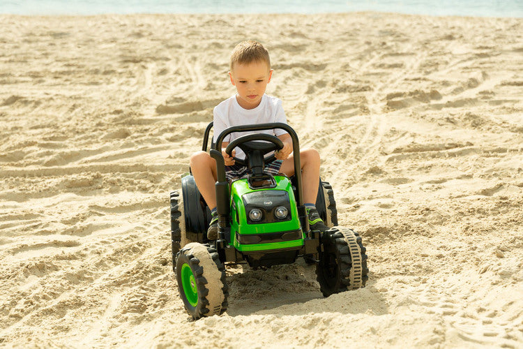 Battery-operated Tractor Hector Blue Caretero Toyz