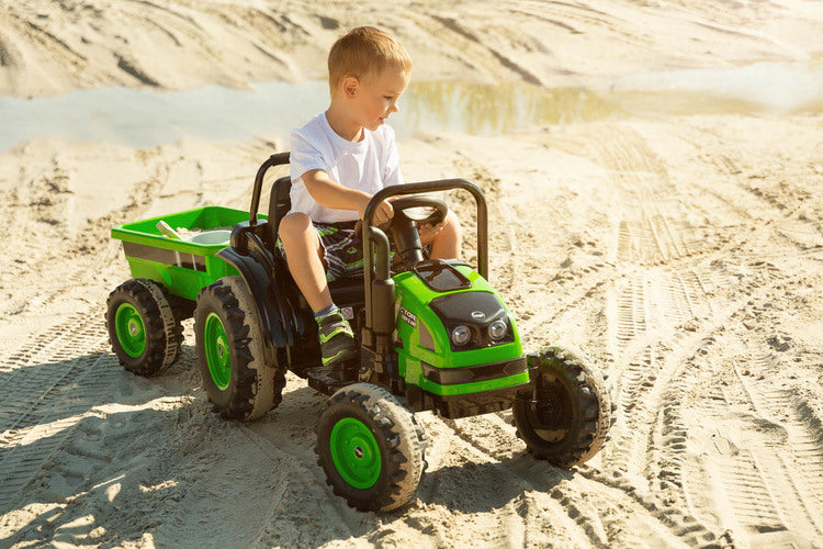 Battery-operated Tractor Hector Blue Caretero Toyz