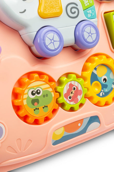 Walker educațional Zoo Pusher Pink Caretero Toyz