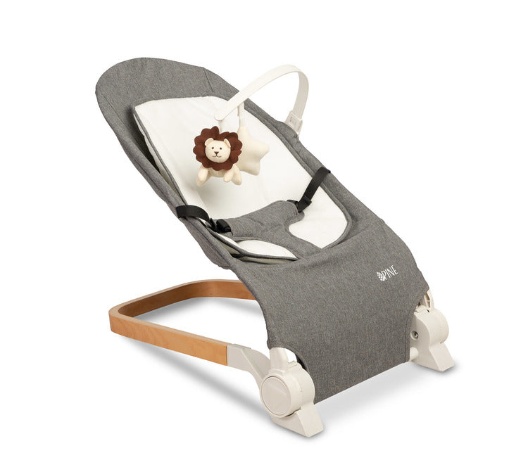 Шезлонг Bouncer Pine Grey Caretero