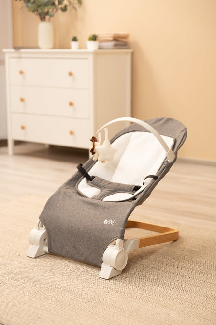 Шезлонг Bouncer Pine Grey Caretero