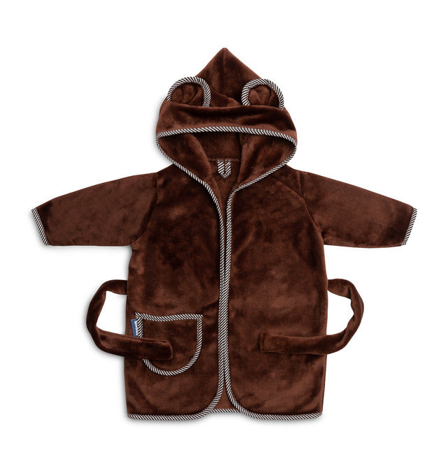 Елегантен Детски Халат 1-2 Години Teddy Bear Кафяв