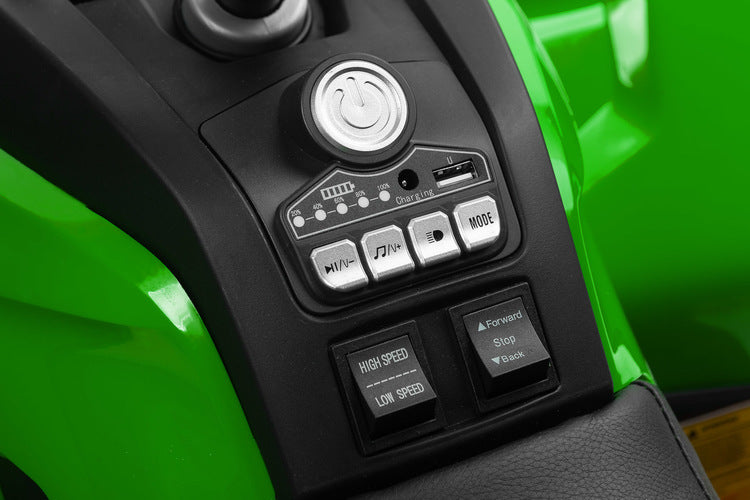 Battery-operated Quad Gigant Car Green Caretero Toyz 