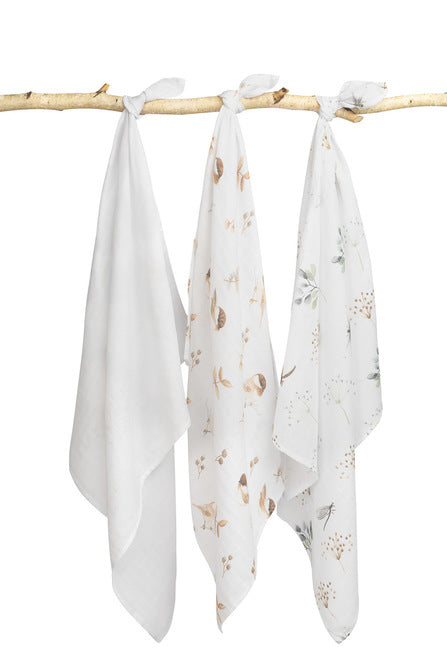 Муселинови Пелени 3 Бр.- Бели 70X80