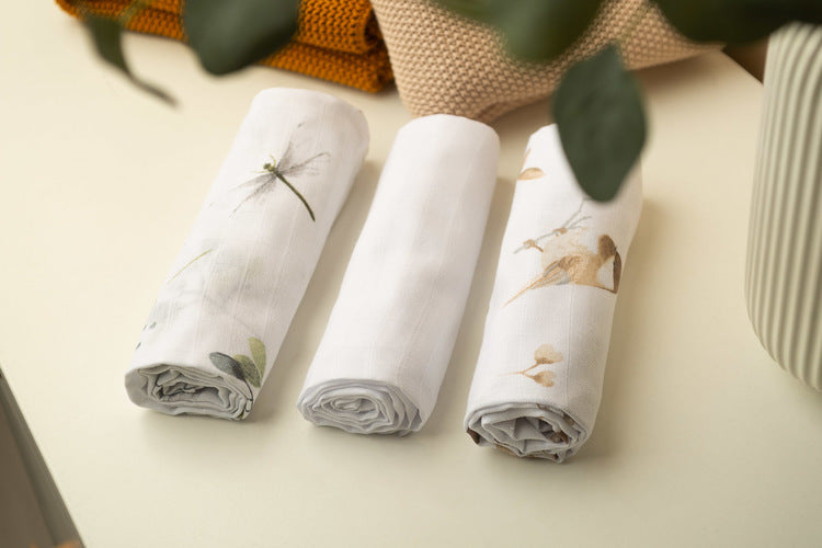 Муселинови Пелени 3 Бр.- Бели 70X80