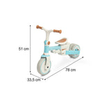 Триколка и баланиращо колело 2в1 Faro Green Caretero Toyz