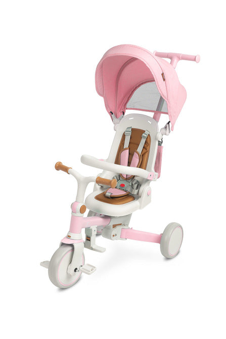 Tricicletă și bicicletă echilibrată 2 în 1 Faro Pink Caretero Toyz 