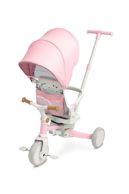 Tricicletă și bicicletă echilibrată 2 în 1 Faro Pink Caretero Toyz 