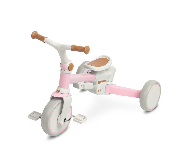 Tricicletă și bicicletă echilibrată 2 în 1 Faro Pink Caretero Toyz 