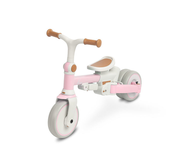 Tricicletă și bicicletă echilibrată 2 în 1 Faro Pink Caretero Toyz 
