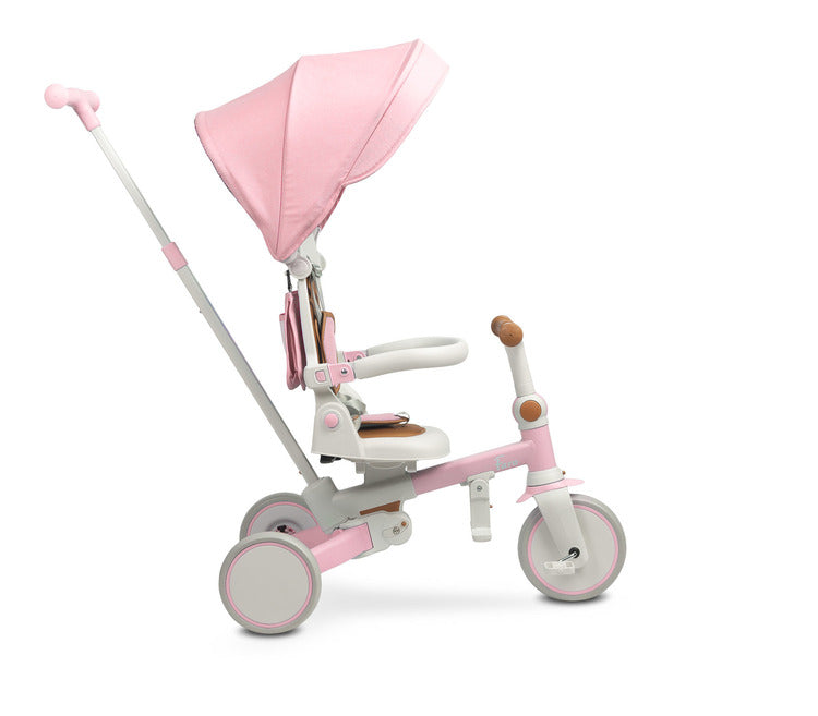 Tricicletă și bicicletă echilibrată 2 în 1 Faro Pink Caretero Toyz 