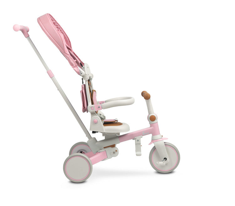Tricicletă și bicicletă echilibrată 2 în 1 Faro Pink Caretero Toyz 