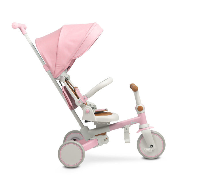 Tricicletă și bicicletă echilibrată 2 în 1 Faro Pink Caretero Toyz 