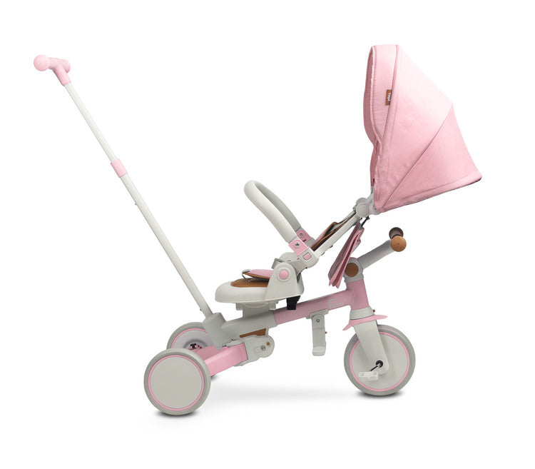 Tricicletă și bicicletă echilibrată 2 în 1 Faro Pink Caretero Toyz 