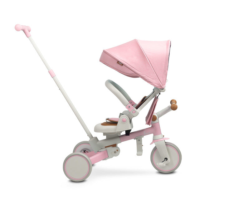 Tricicletă și bicicletă echilibrată 2 în 1 Faro Pink Caretero Toyz 