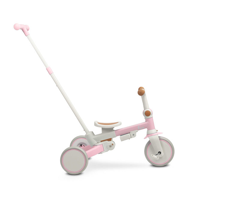 Tricicletă și bicicletă echilibrată 2 în 1 Faro Pink Caretero Toyz 