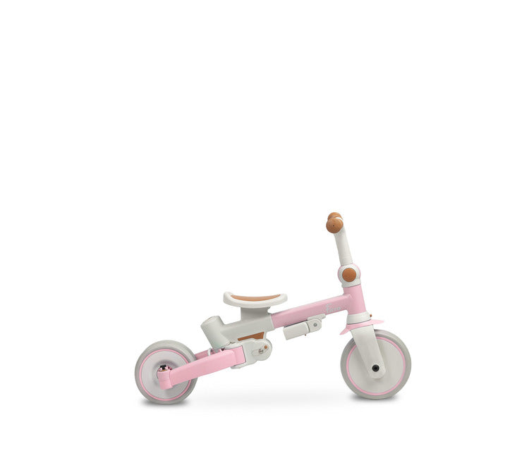 Tricicletă și bicicletă echilibrată 2 în 1 Faro Pink Caretero Toyz 