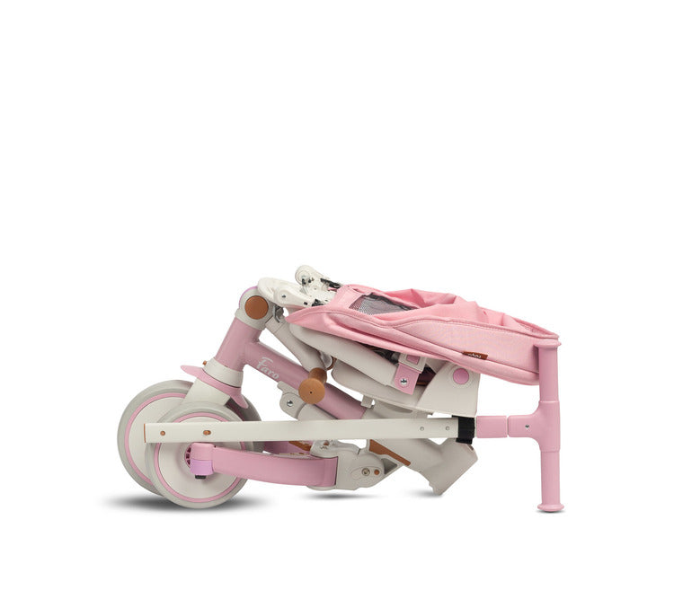 Tricicletă și bicicletă echilibrată 2 în 1 Faro Pink Caretero Toyz 