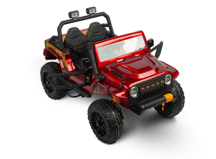 Battery-Powered Off-Road Car Ringo Wine Red Caretero Toyz 