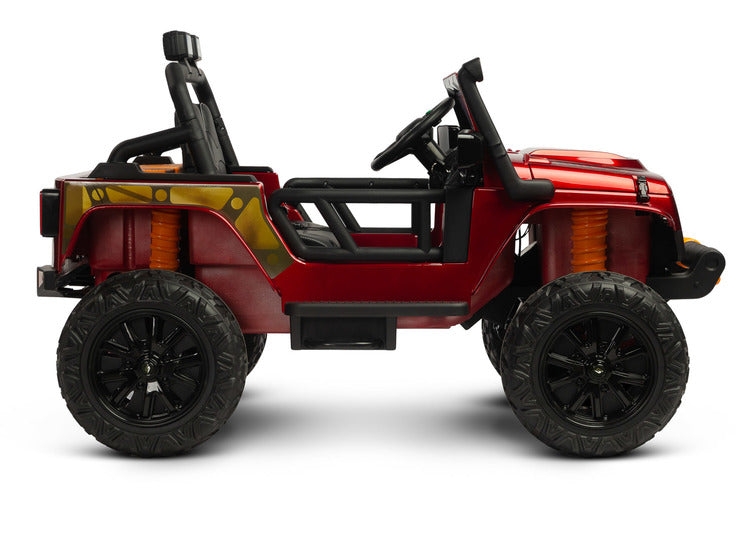 Battery-Powered Off-Road Car Ringo Wine Red Caretero Toyz 