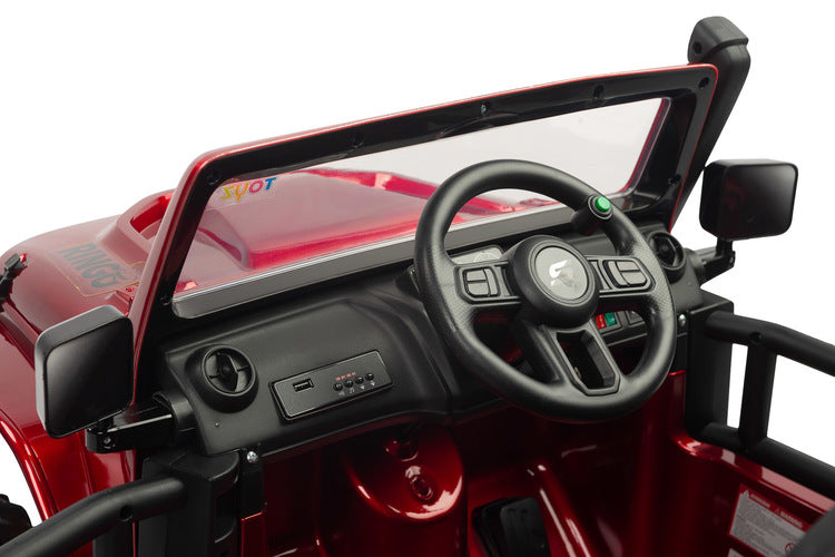 Battery-Powered Off-Road Car Ringo Wine Red Caretero Toyz 